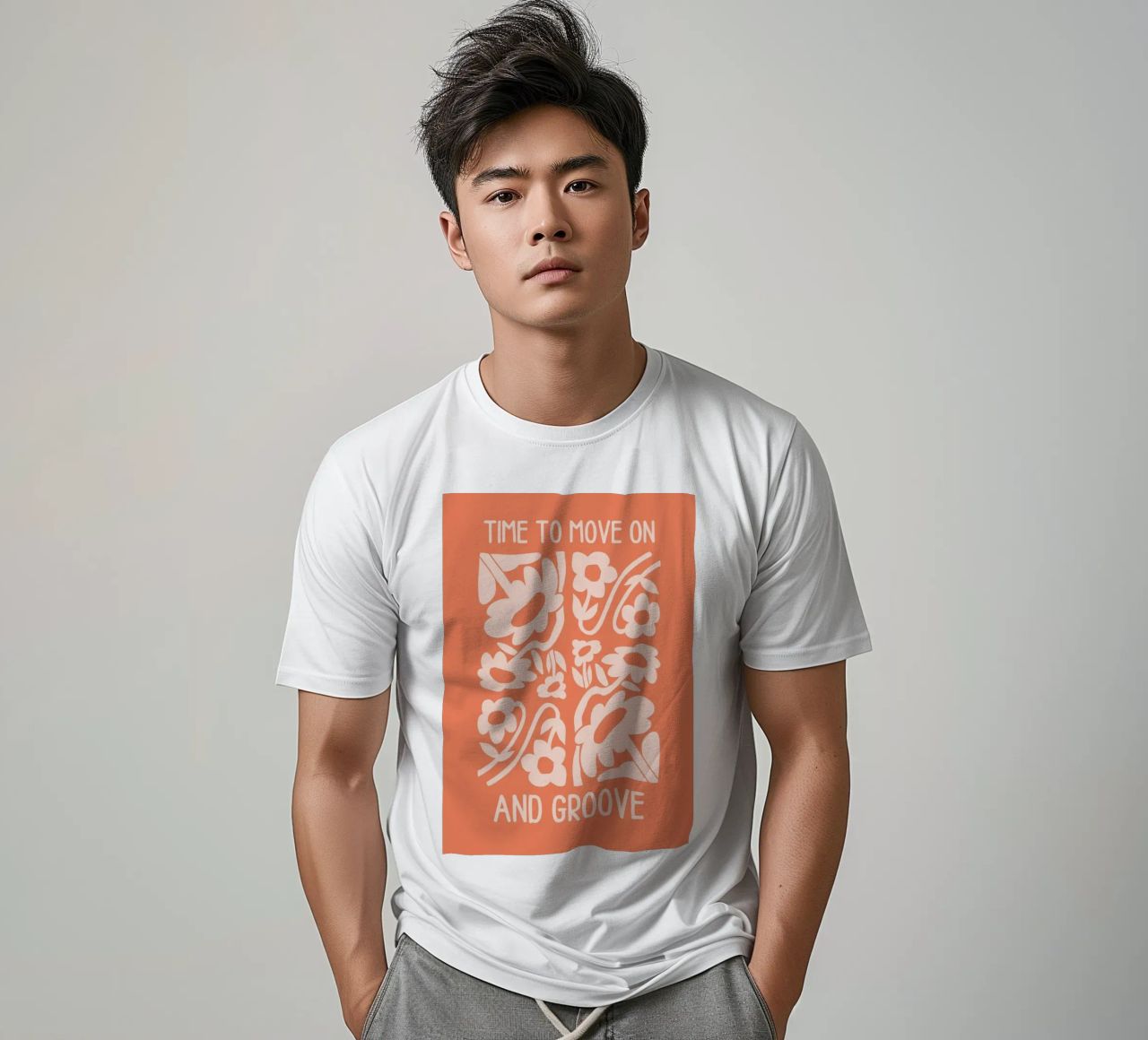 Positive Vibes Art | Time To Move On Print t-shirt by NorwesClub