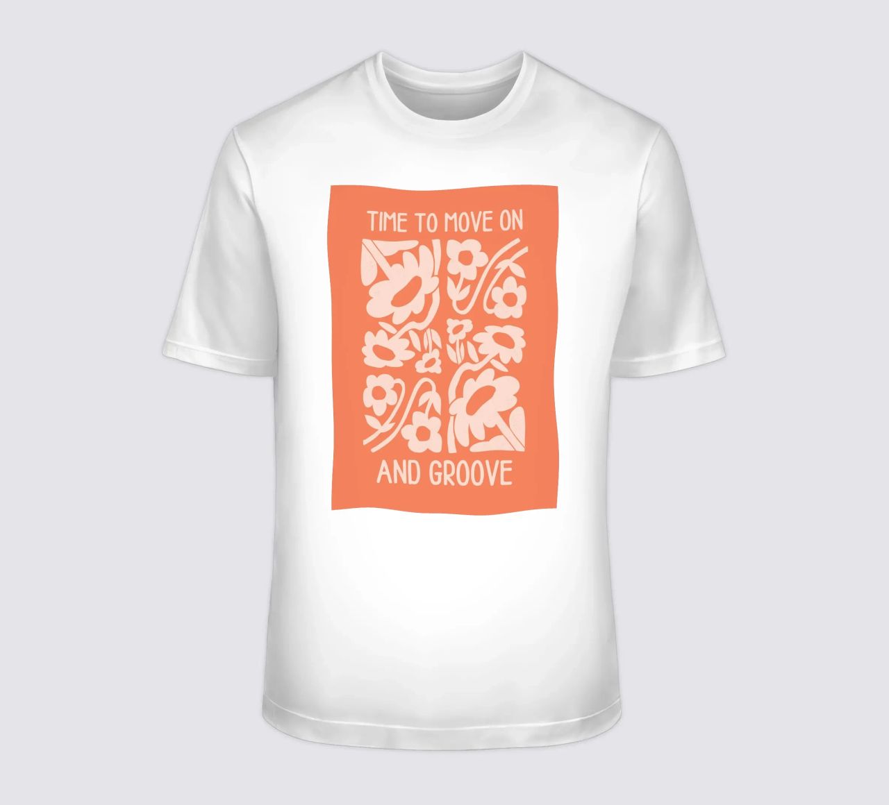 Positive Vibes Art | Time To Move On Print t-shirt by NorwesClub