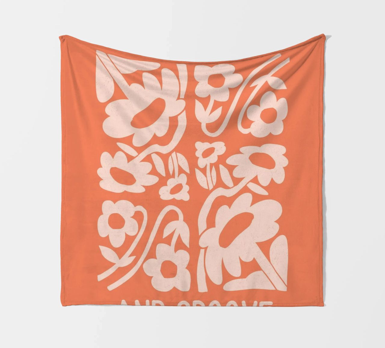 Positive Vibes Art | Time To Move On Print fleece blanket by NorwesClub