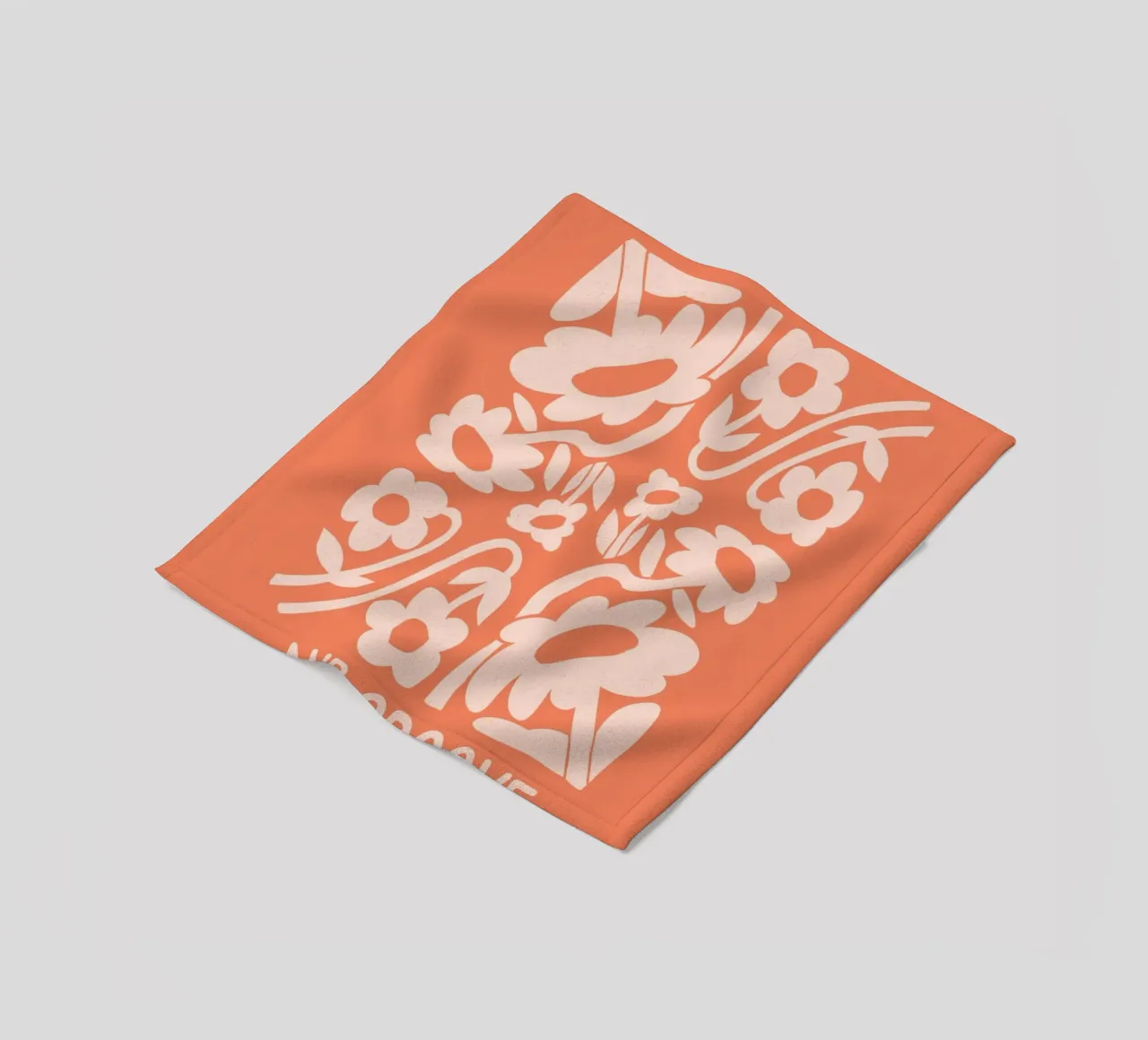Positive Vibes Art | Time To Move On Druck Fleecedecke von NorwesClub