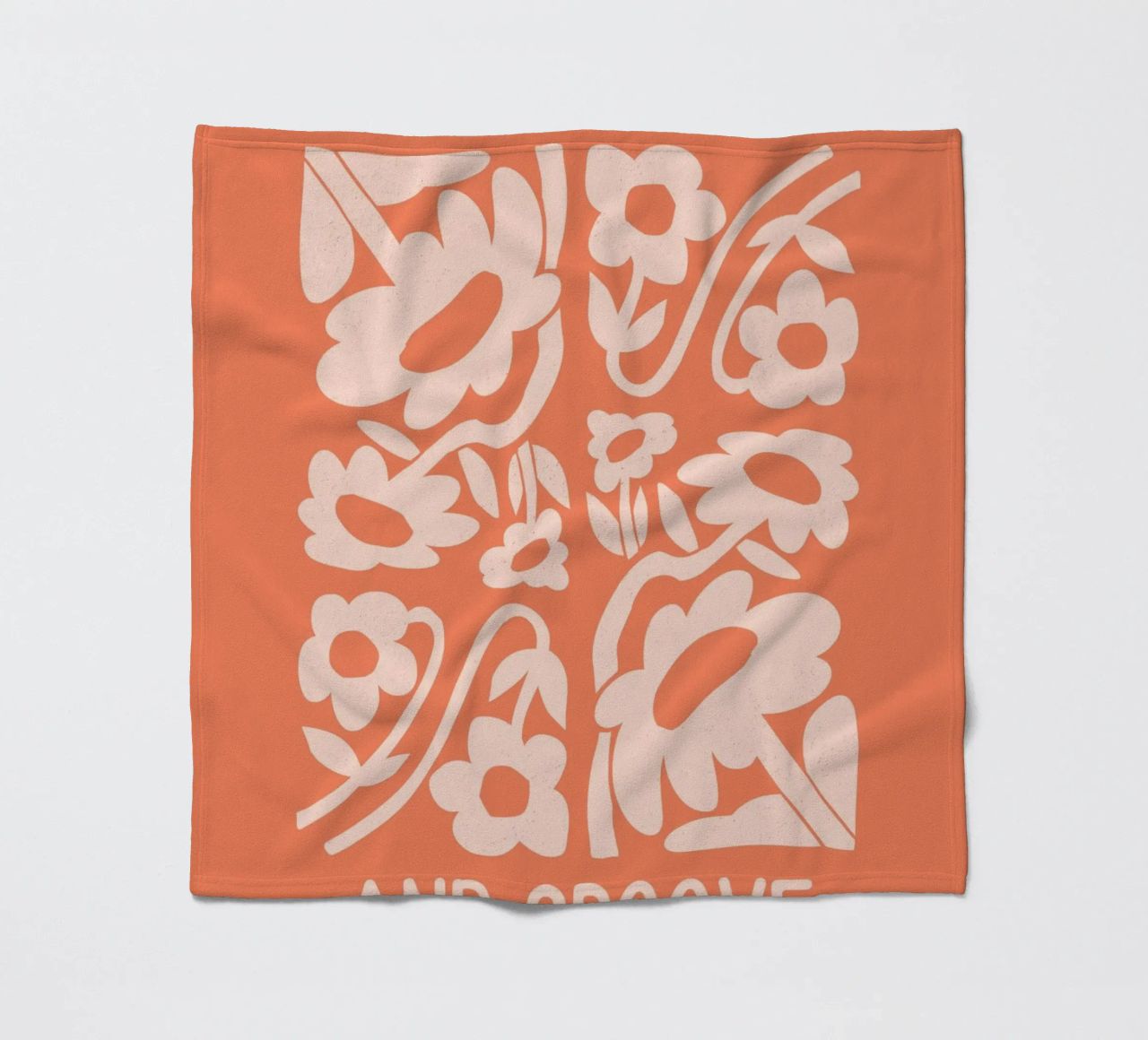 Positive Vibes Art | Time To Move On Print fleece blanket by NorwesClub