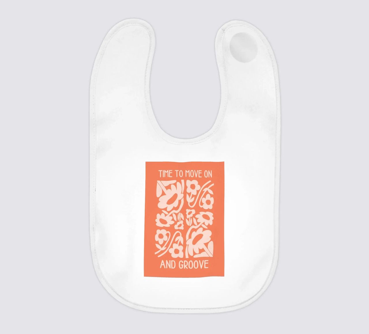 Positive Vibes Art | Time To Move On Print babero de NorwesClub