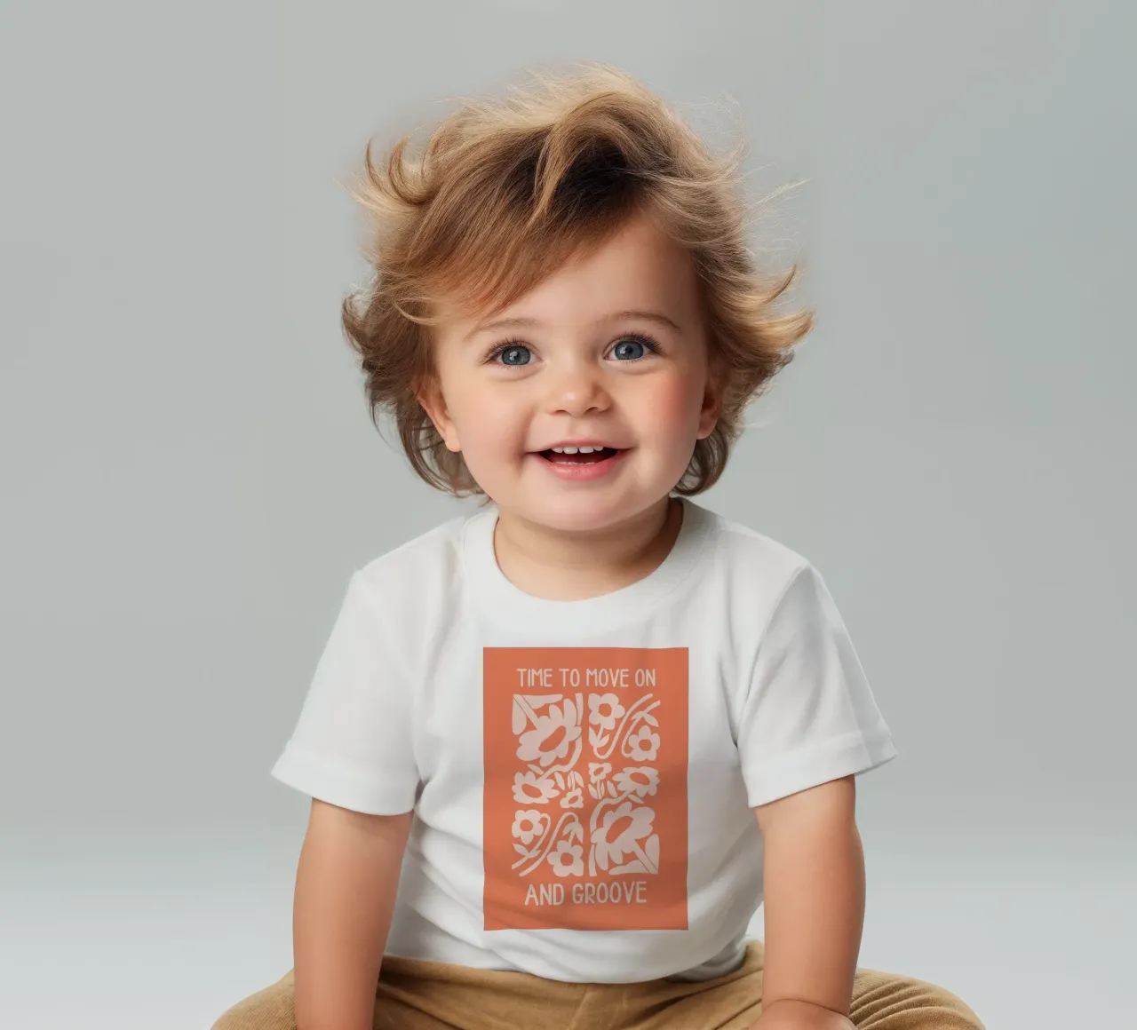 Positive Vibes Art | Time To Move On Druck Baby T-Shirt von NorwesClub