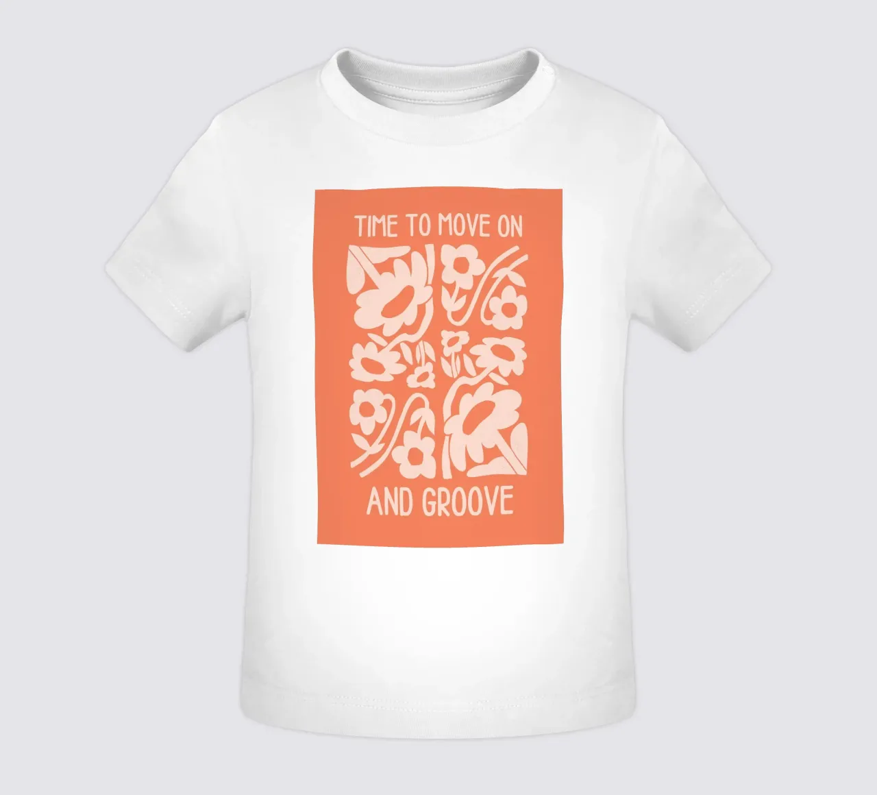 Positive Vibes Art | Time To Move On Druck Baby T-Shirt von NorwesClub