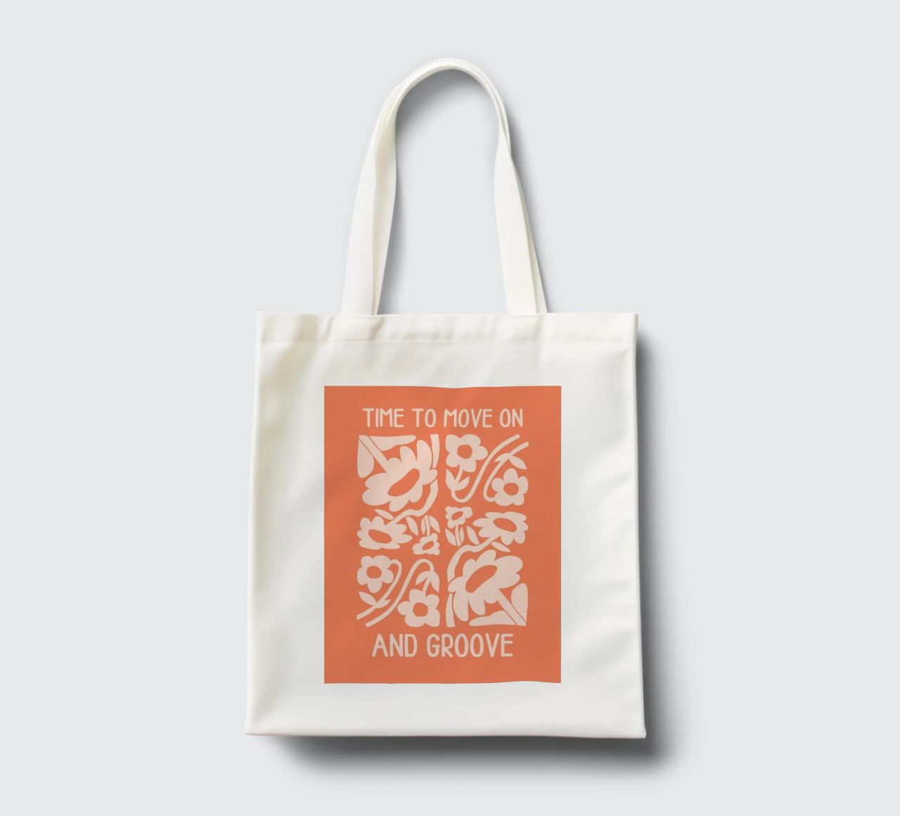 Positive Vibes Art | Time To Move On Stampa borsa in juta da NorwesClub