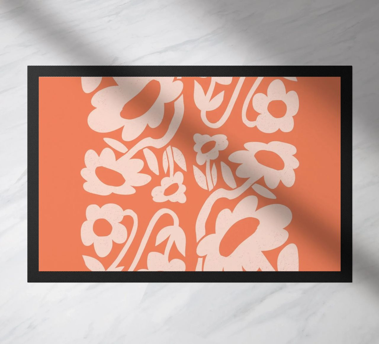 Positive Vibes Art | Time To Move On Print doormat by NorwesClub