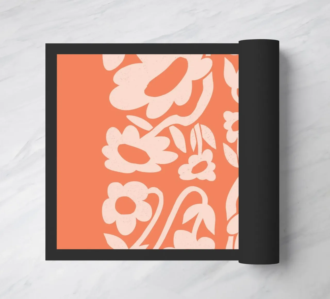 Positive Vibes Art | Time To Move On Print paillasson de NorwesClub