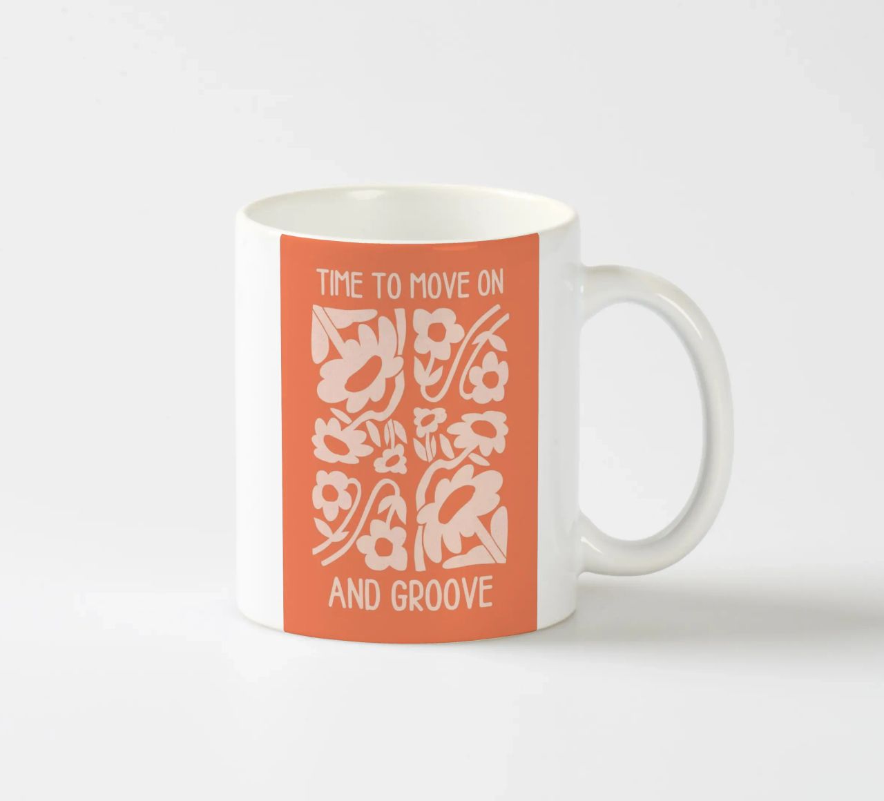Positive Vibes Art | Time To Move On Stampa tazza in ceramica da NorwesClub