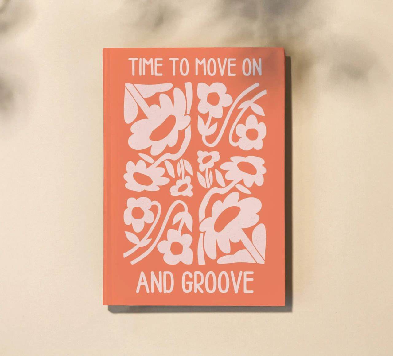Positive Vibes Art | Time To Move On Print notebook by NorwesClub