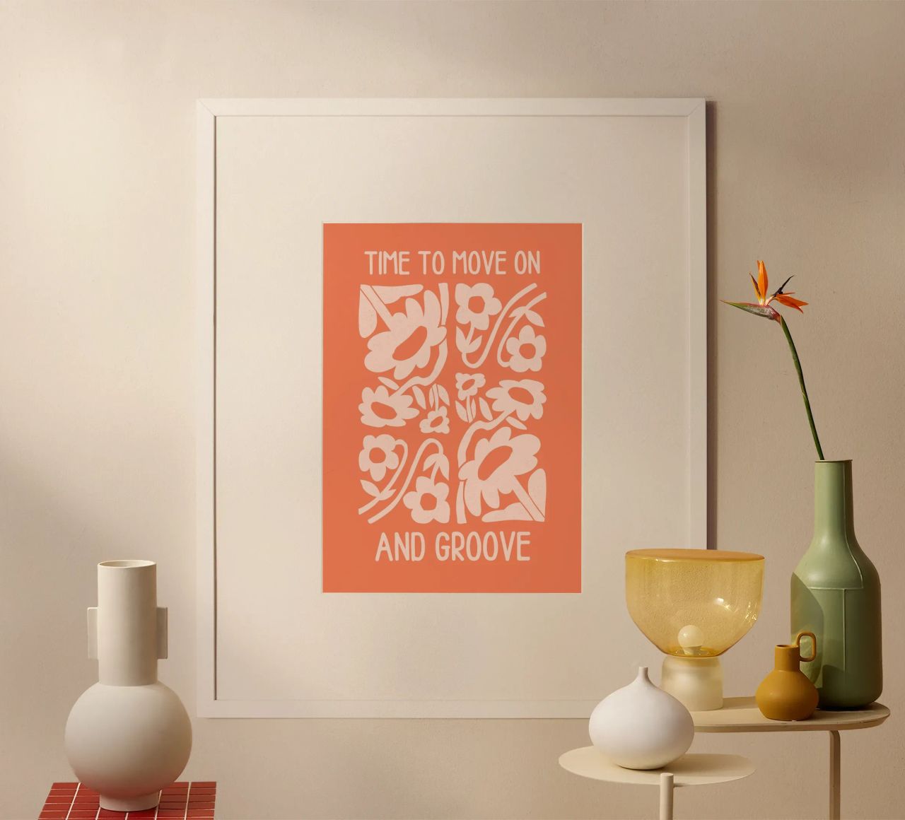 Positive Vibes Art | Time To Move On Print hahnemühle by NorwesClub