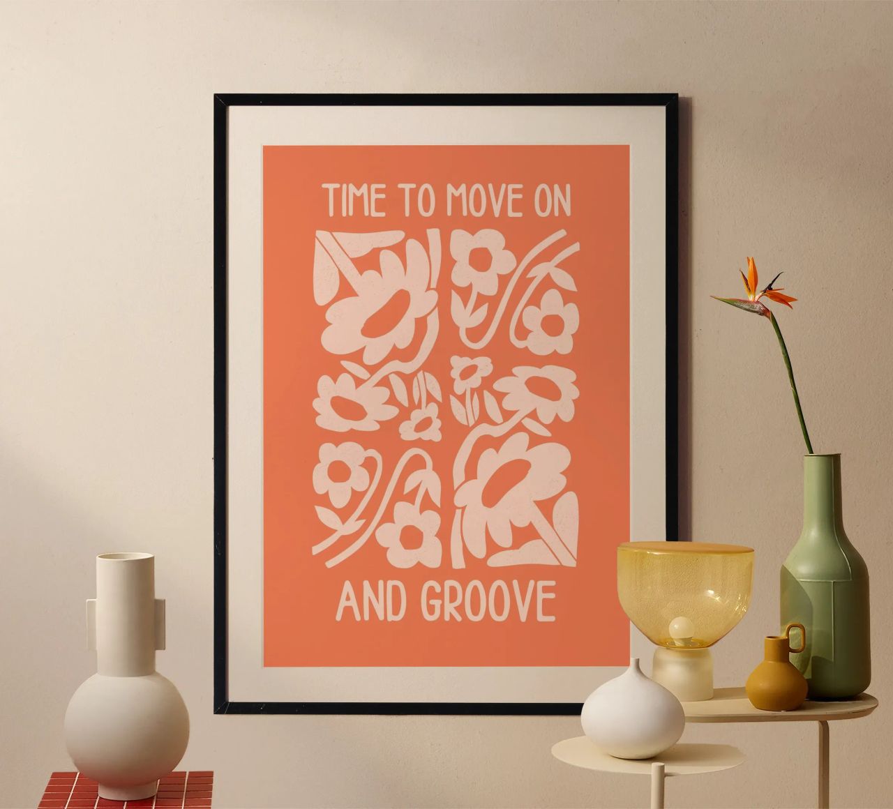 Positive Vibes Art | Time To Move On Print hahnemühle by NorwesClub
