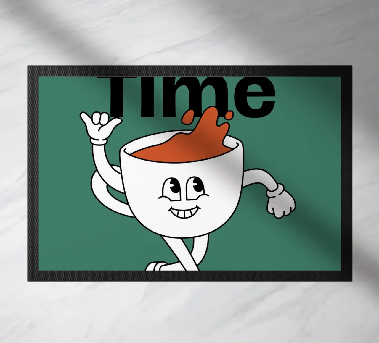 Coffee Art | Coffee Time Great Time Print zerbino da NorwesClub