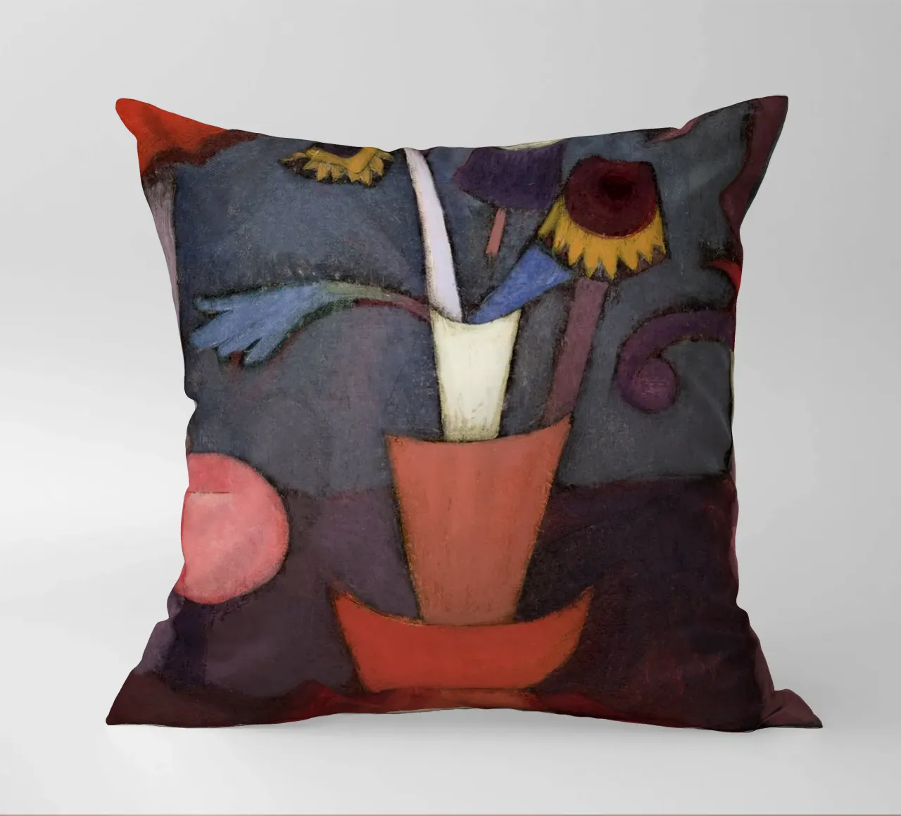 Paul Klee Fiore d'autunno - Stampa d'arte astratta cuscino da NorwesClub