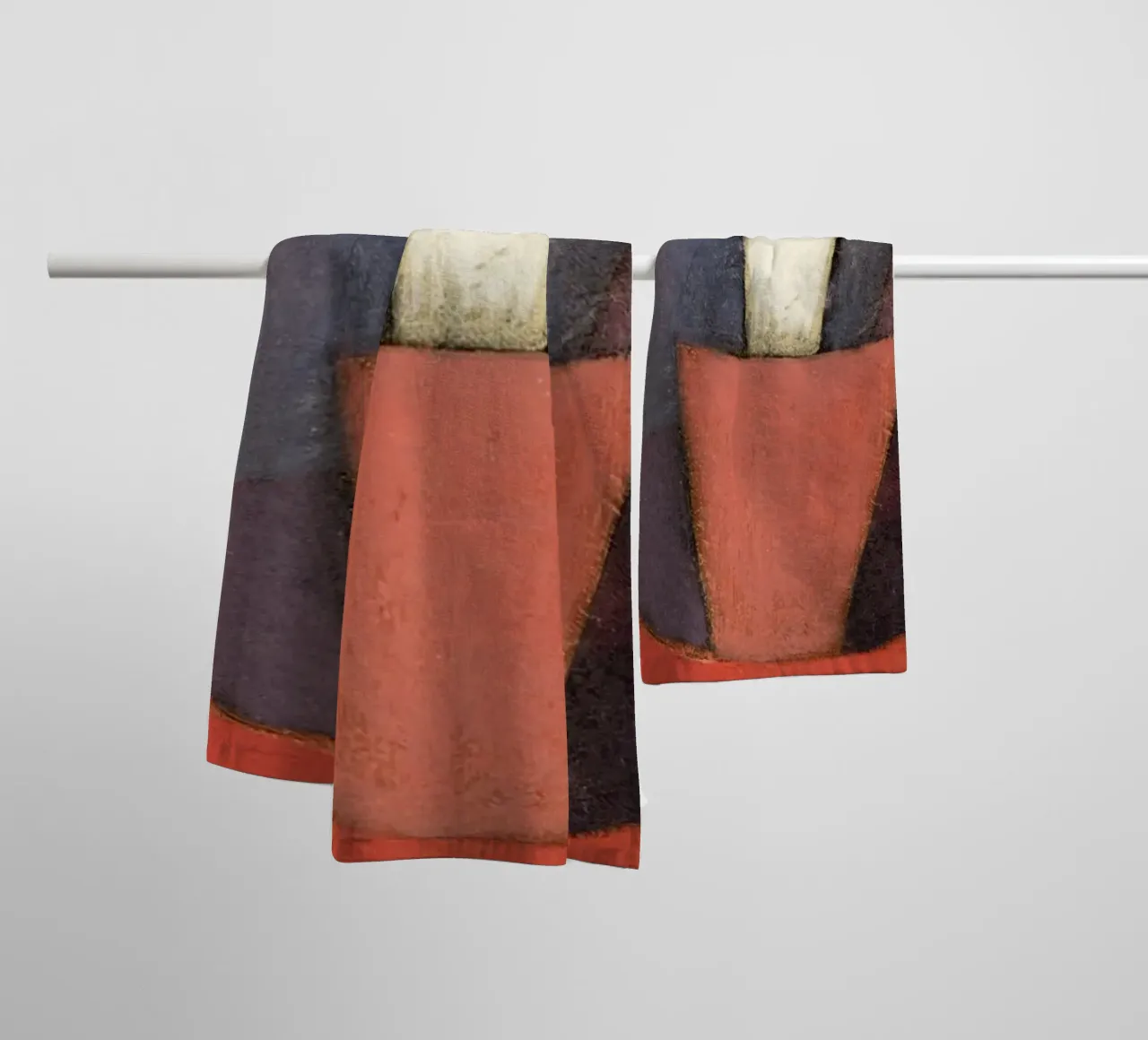 Paul Klee Autumn Flower - Abstract Art Print towel by NorwesClub