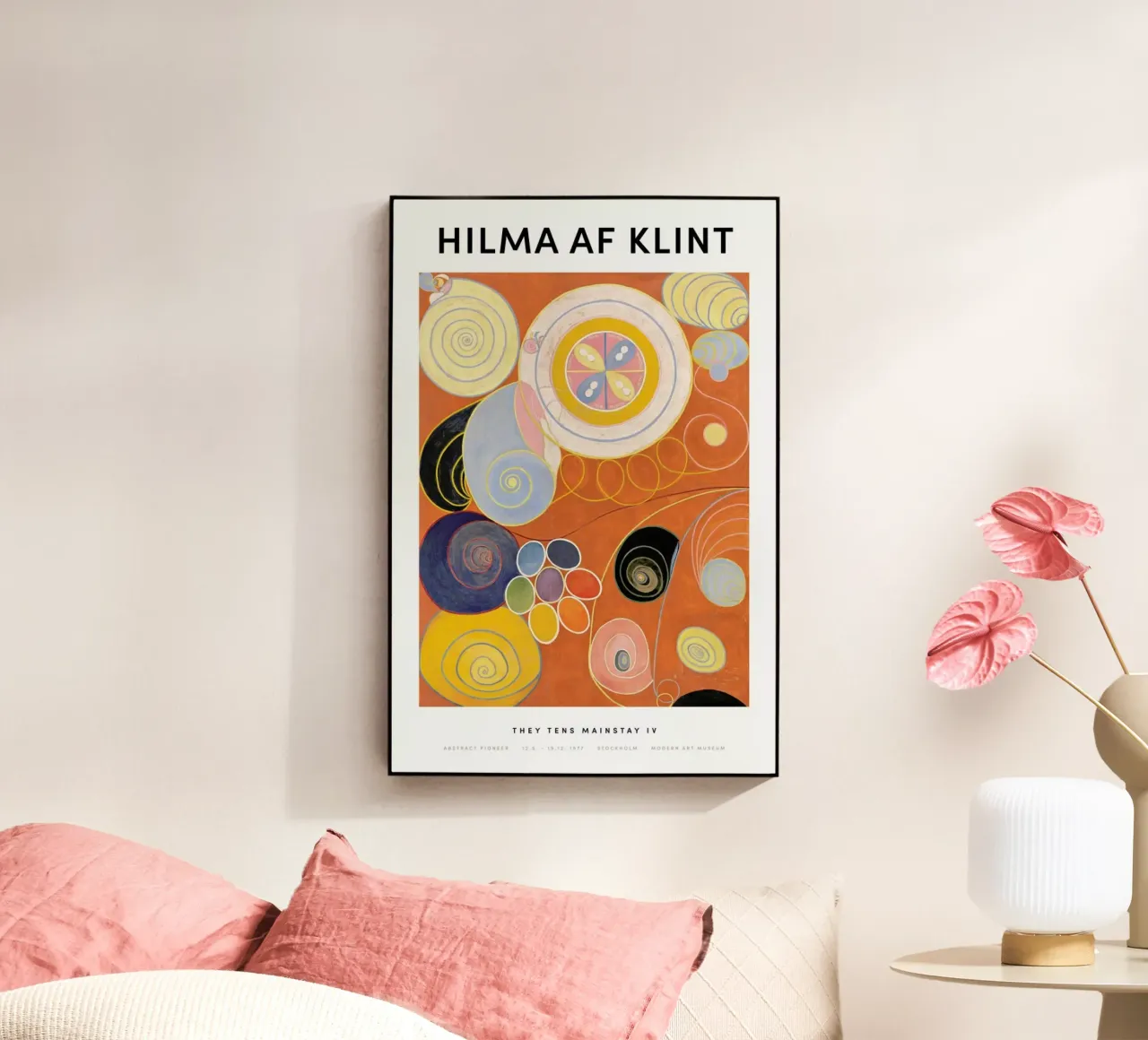 Hilma af Klint - They Tens Mainstay IV II plexiglass da Vintage by JUNIQE
