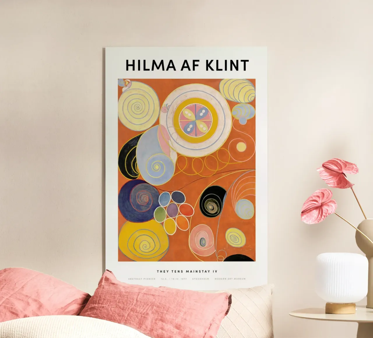 Hilma af Klint - They Tens Mainstay IV II plexiglass da Vintage by JUNIQE