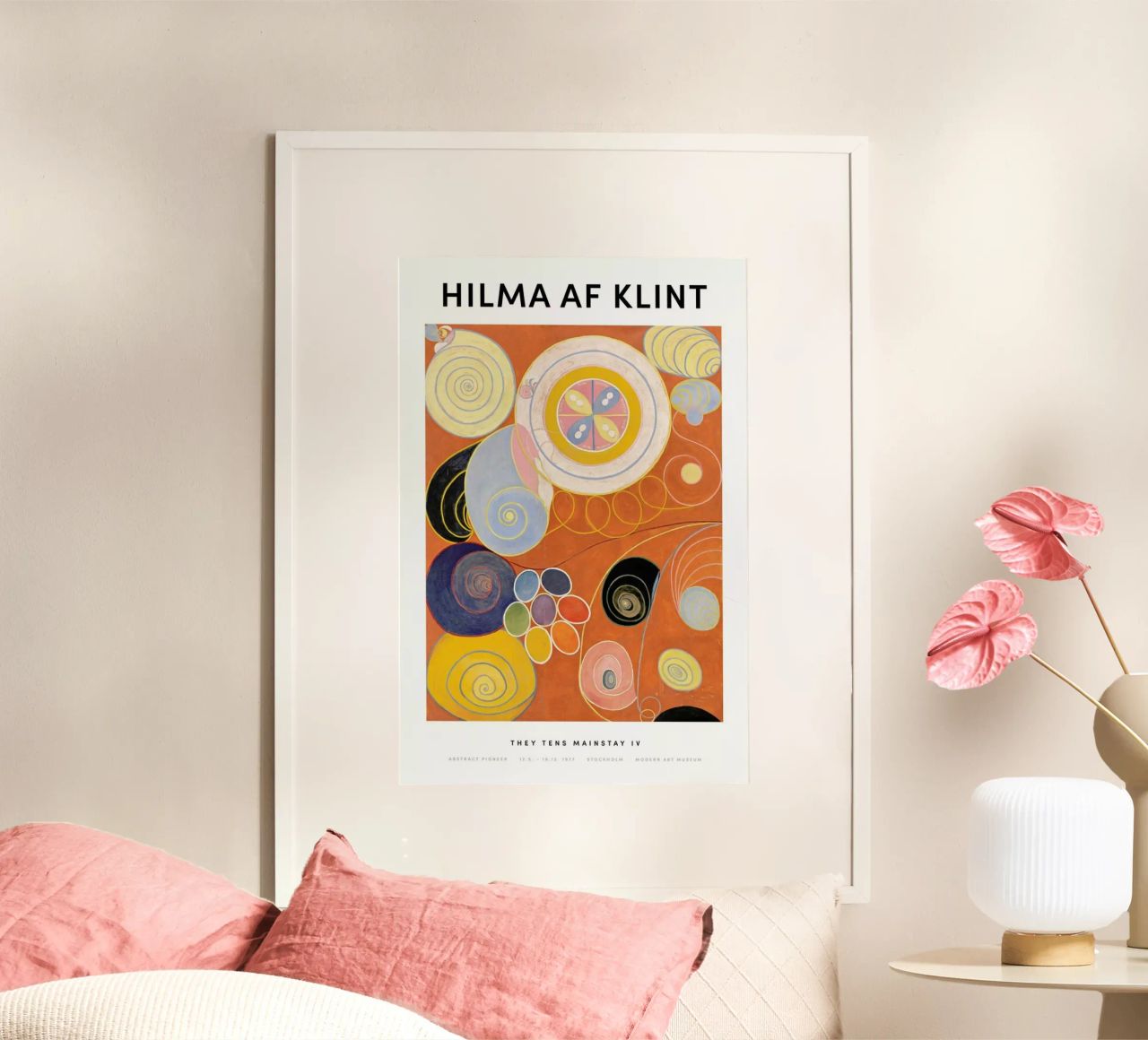 Hilma af Klint - They Tens Mainstay IV II poster by Vintage by JUNIQE