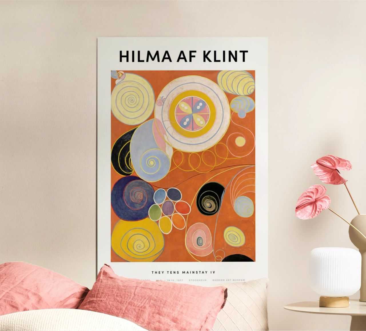 Hilma af Klint - They Tens Mainstay IV II poster by Vintage by JUNIQE
