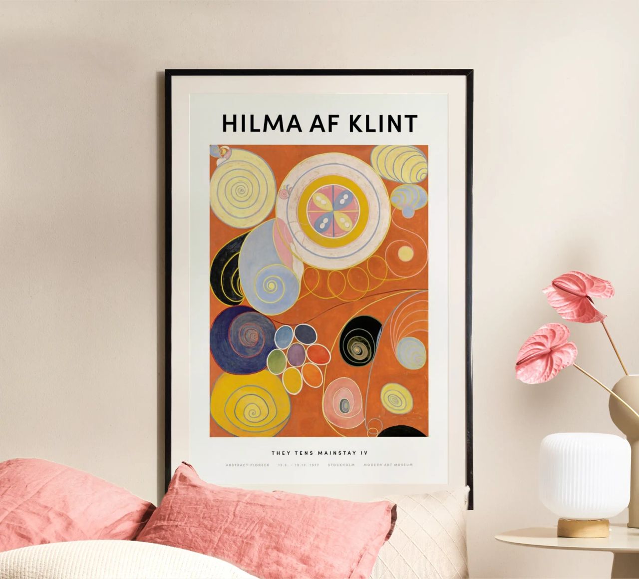 Hilma af Klint - They Tens Mainstay IV II poster by Vintage by JUNIQE