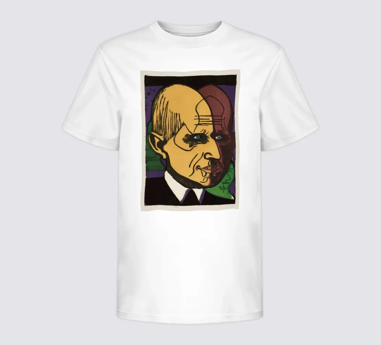 Kirchner Testa del dottor Bauer - Stampa espressionista t-shirt bambini da NorwesClub