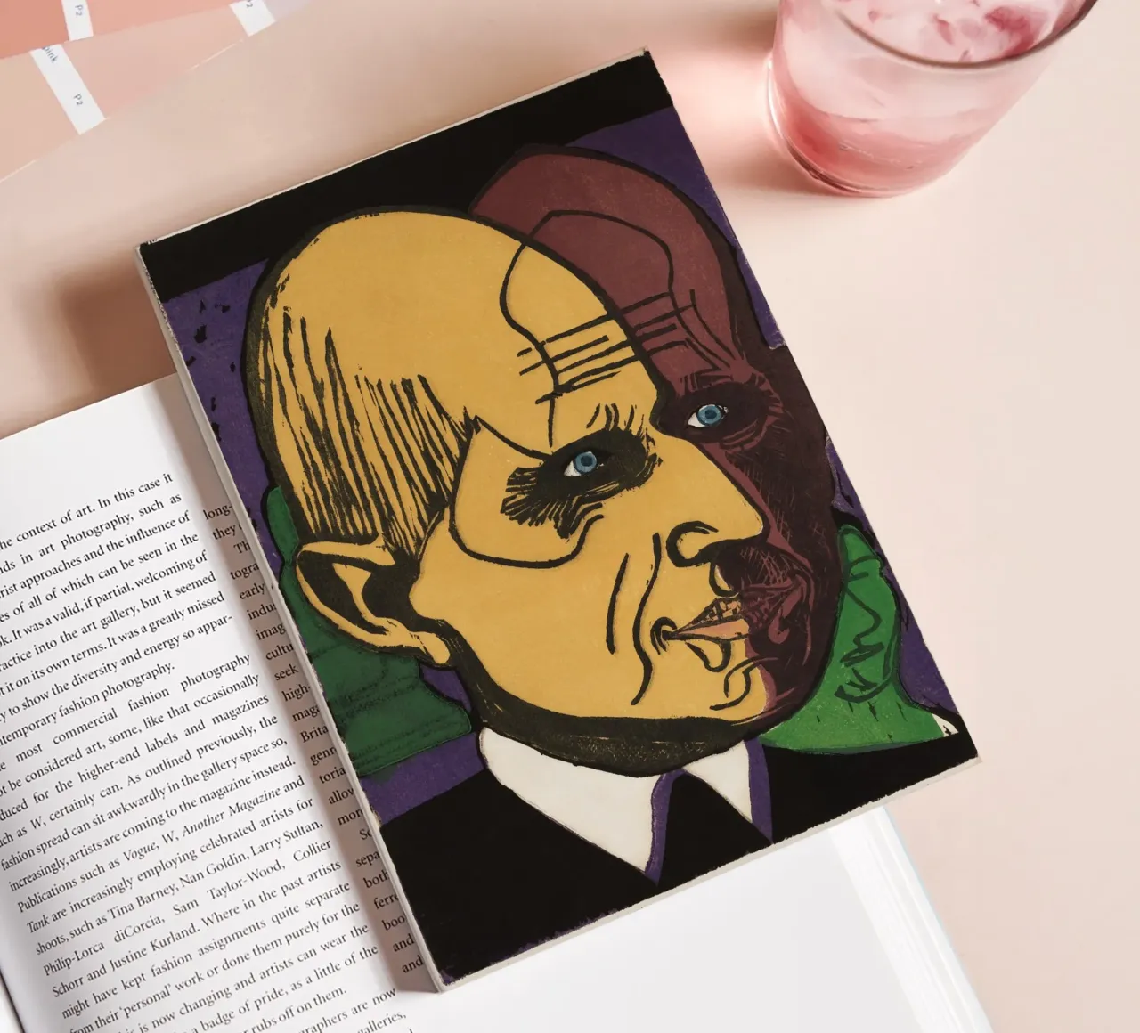 Kirchner Head of Dr Bauer - Expressionist Print notebook by NorwesClub