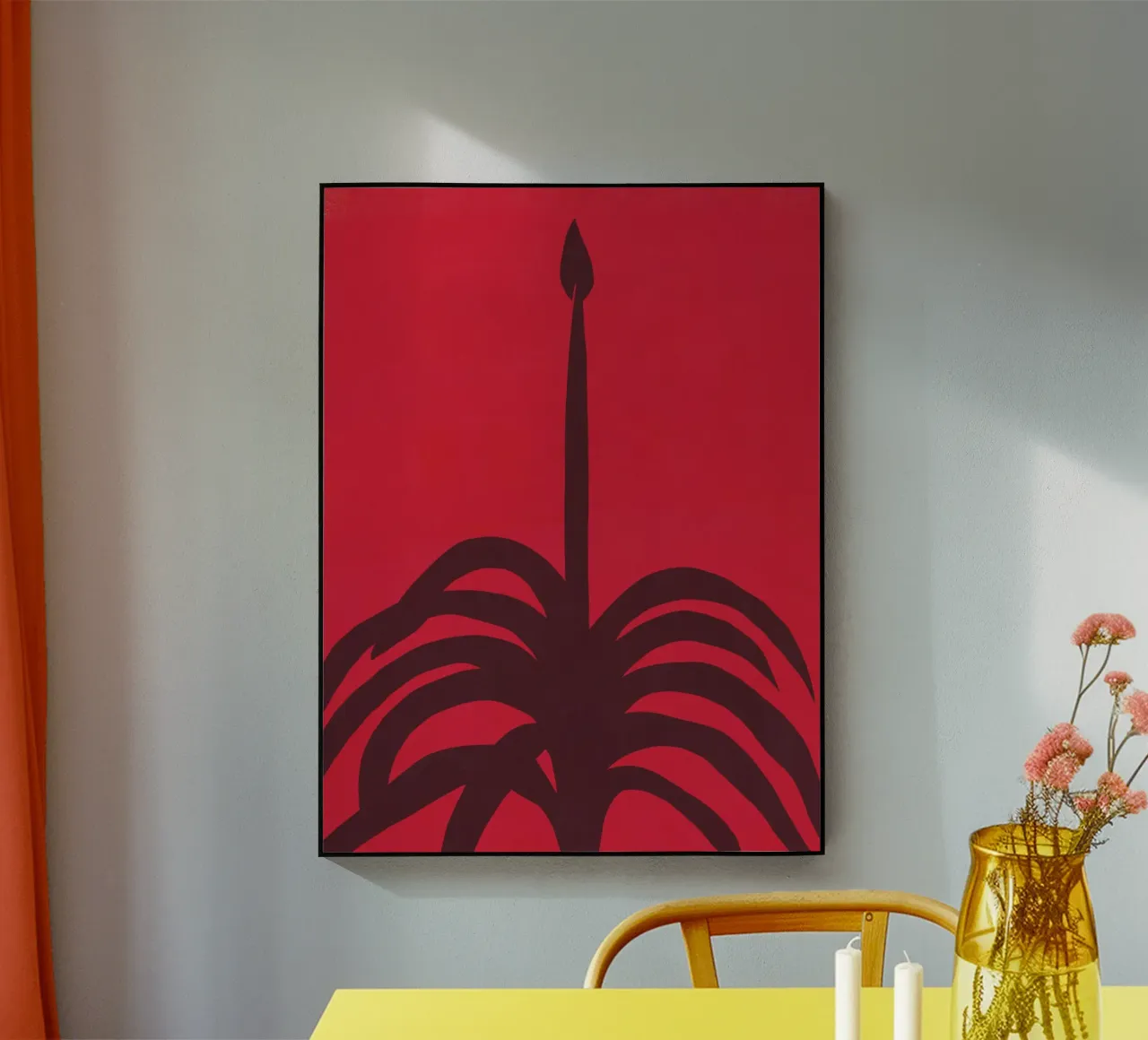 Bocciolo rosso plexiglass da Little Dean