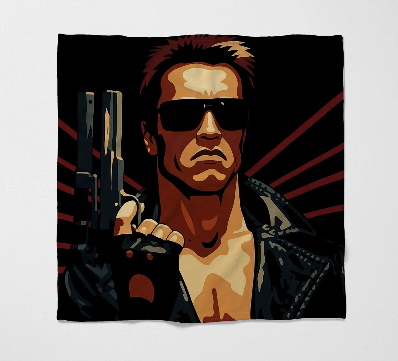 Riproduzione dell'immaginazione vettoriale di Terminator coperta in pile da SIQAYA
