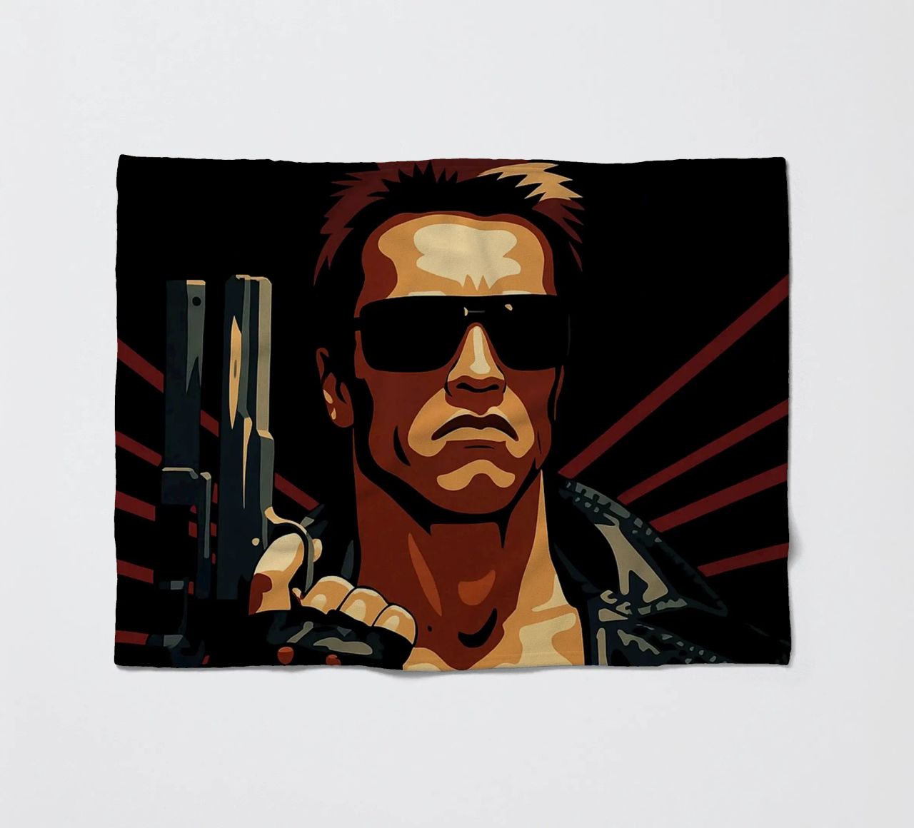 Riproduzione dell'immaginazione vettoriale di Terminator coperta in pile da SIQAYA