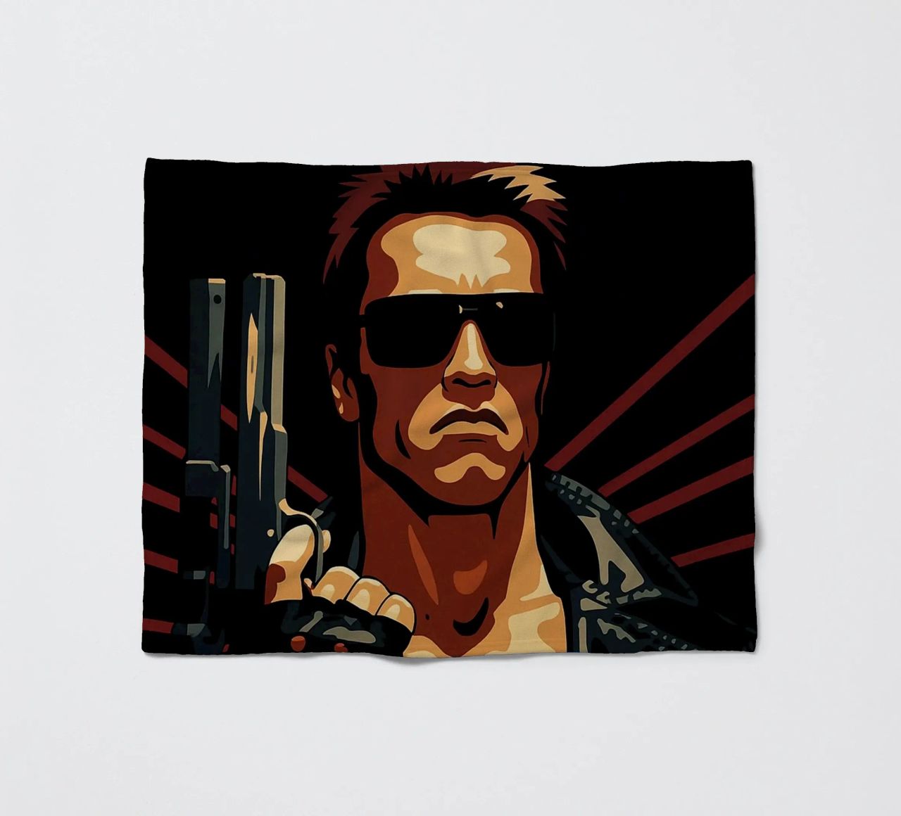 Riproduzione dell'immaginazione vettoriale di Terminator coperta in pile da SIQAYA