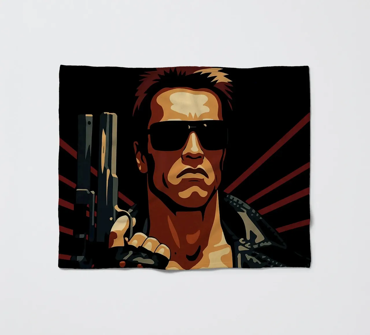 Riproduzione dell'immaginazione vettoriale di Terminator coperta in pile da SIQAYA