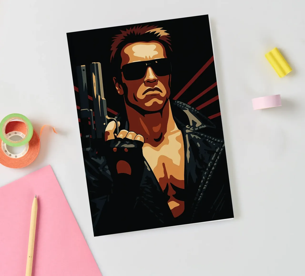 The Terminator vector imagination reproduction notebook by SIQAYA