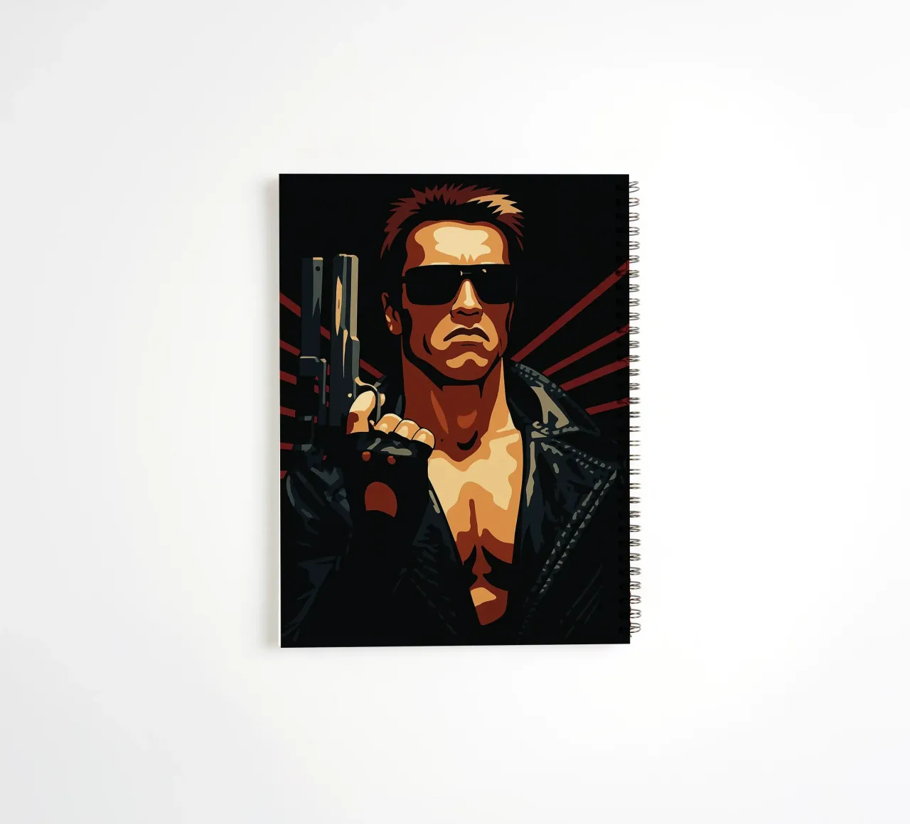 The Terminator vector imagination reproduction spiral notebook by SIQAYA
