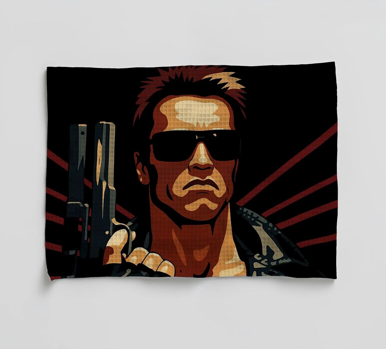 The Terminator vector imagination reproduction torchon de SIQAYA