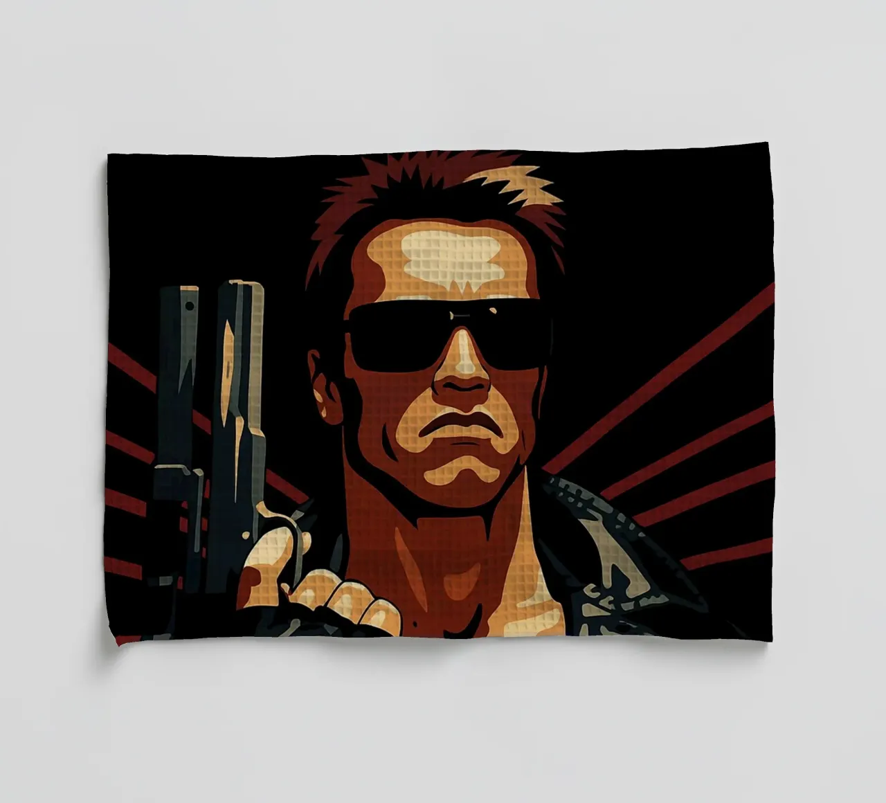The Terminator vector imagination reproduction torchon de SIQAYA