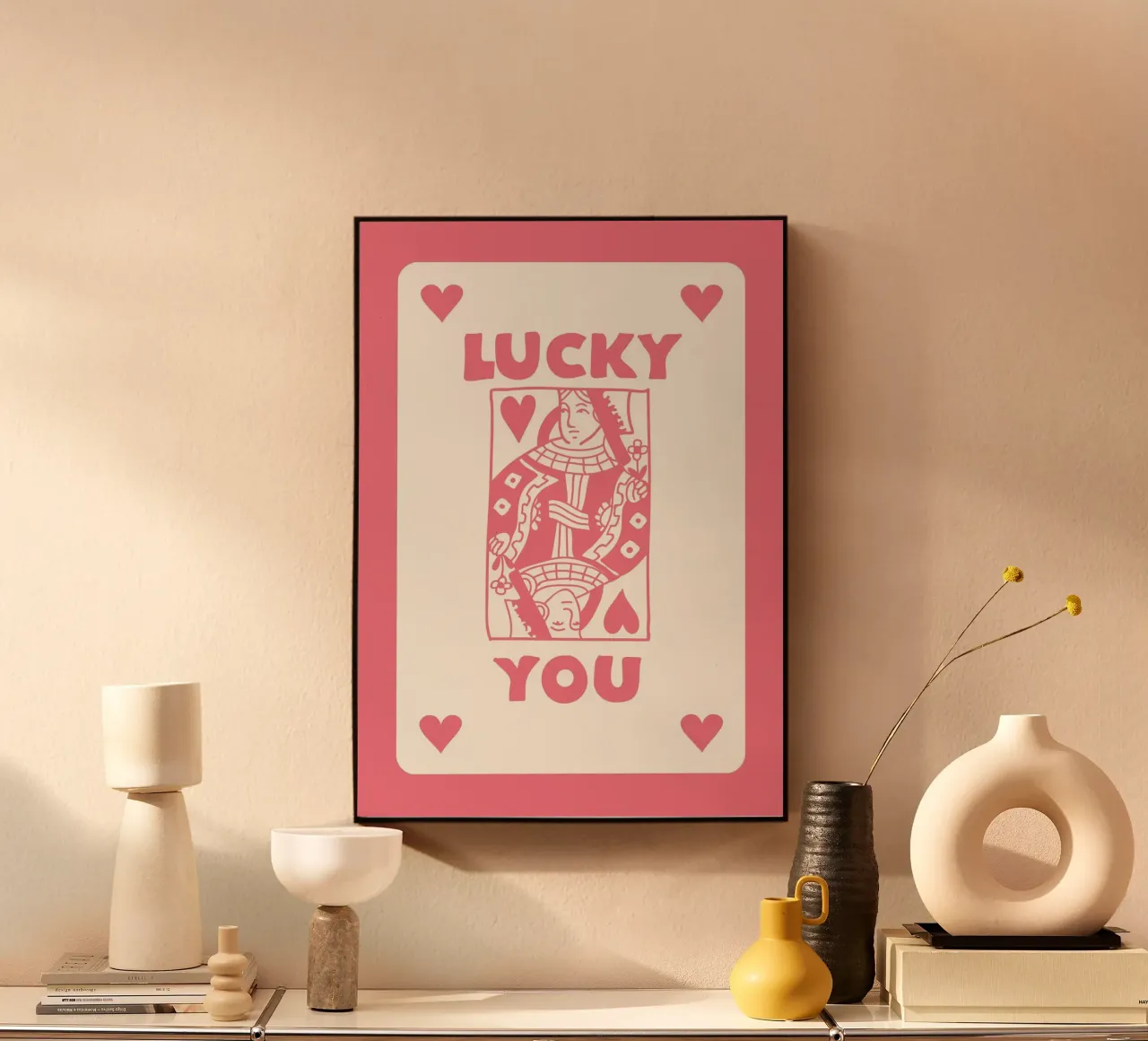 Lucky Design | Stampa Asso di Cuori Portafortuna alluminio dibond da NorwesClub