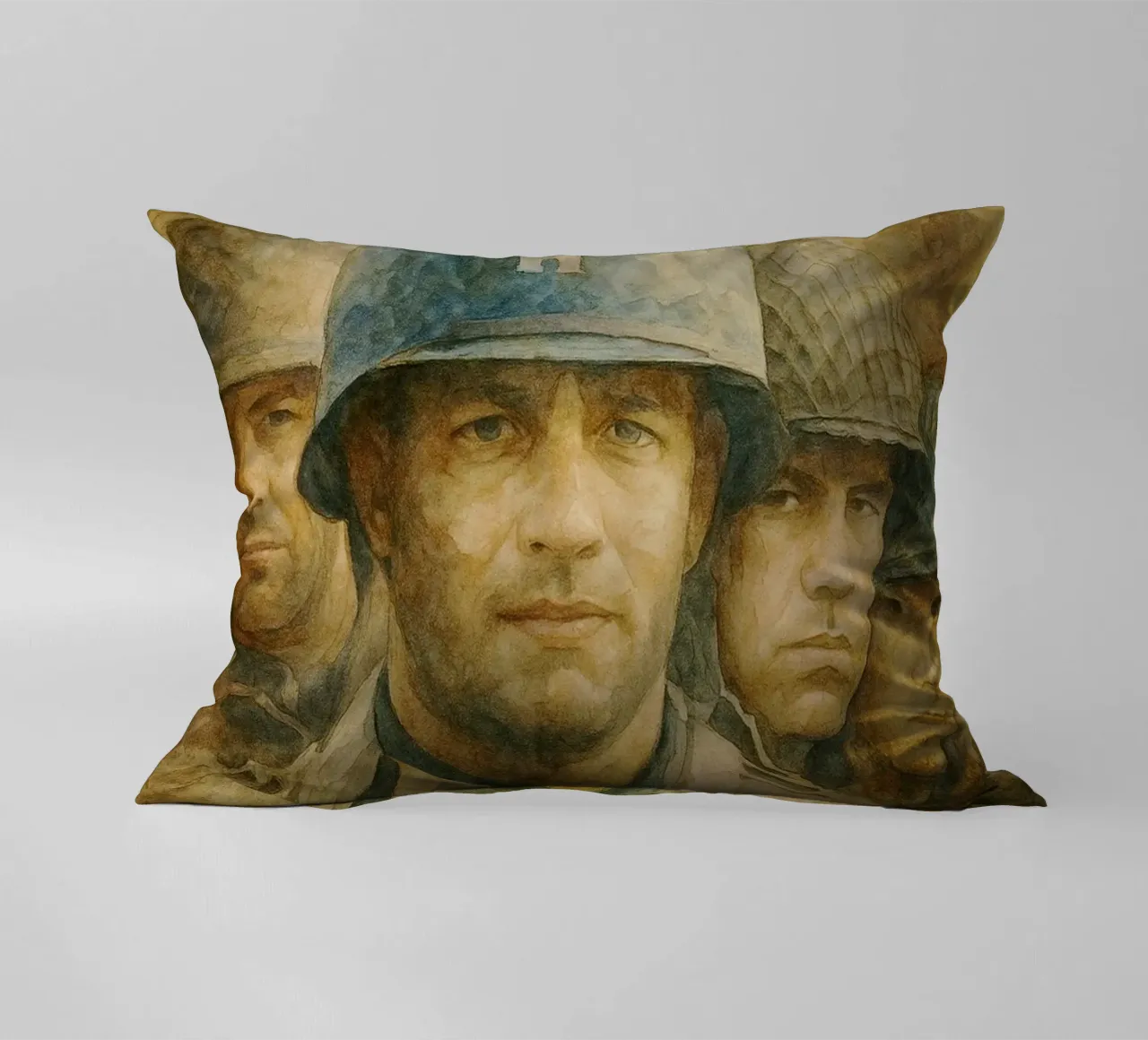 saving private ryan repainting imagination decorative cushion by SIQAYA