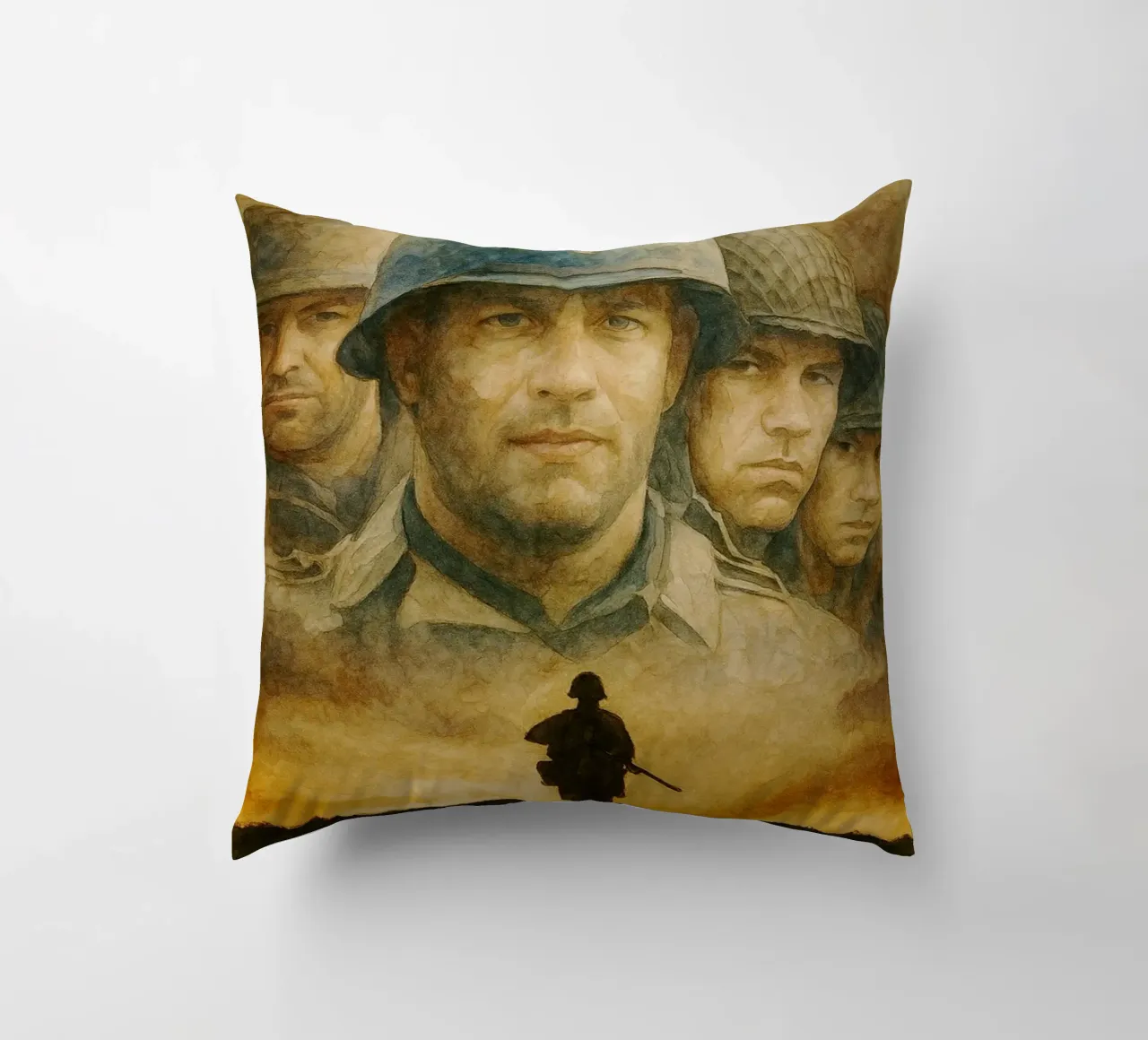 saving private ryan repainting imagination decorative cushion by SIQAYA