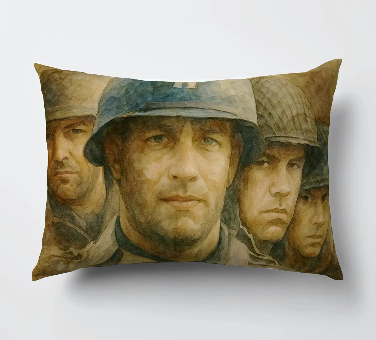 saving private ryan repainting imagination decorative cushion by SIQAYA
