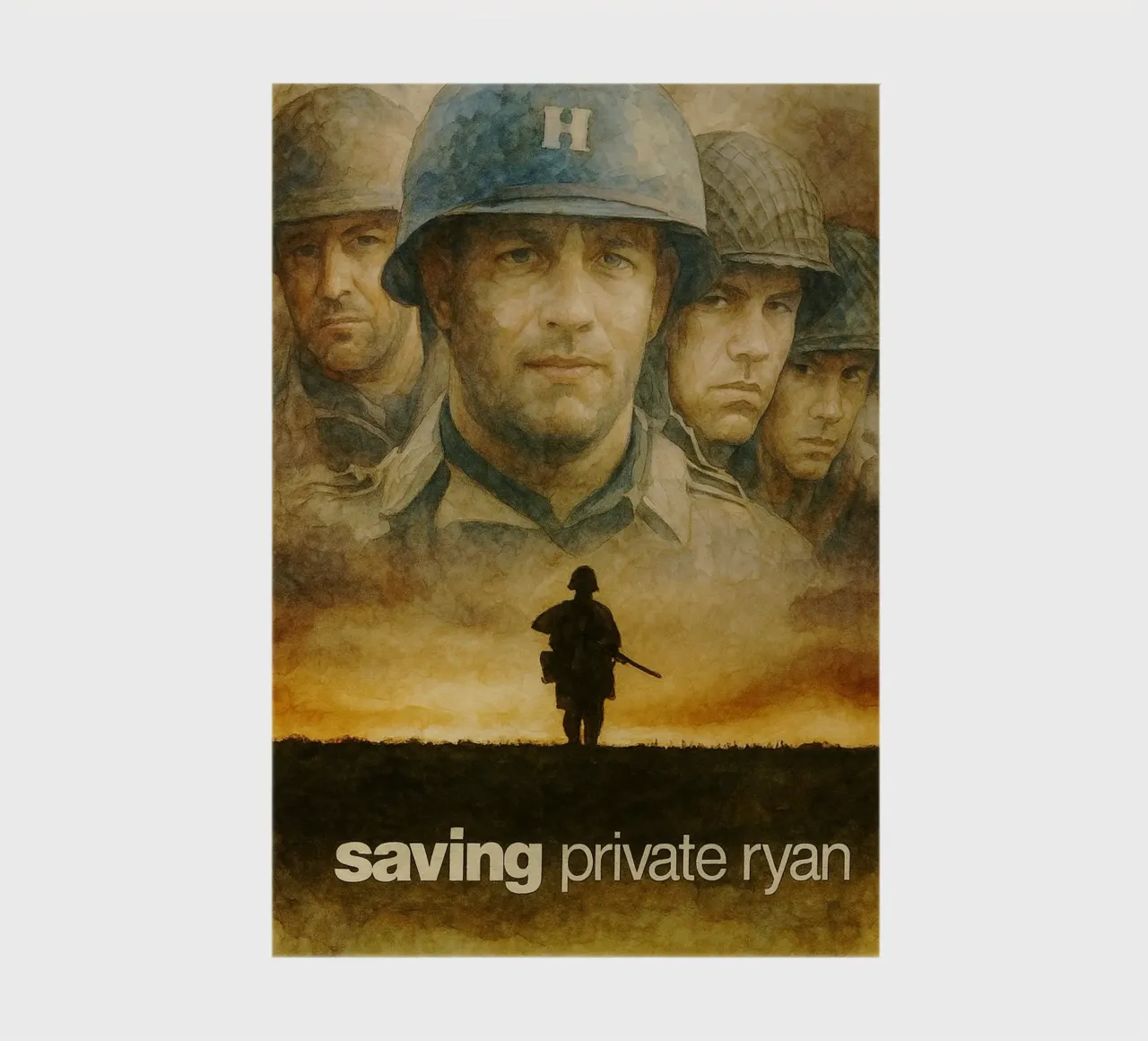 saving private ryan repainting imagination notebook by SIQAYA