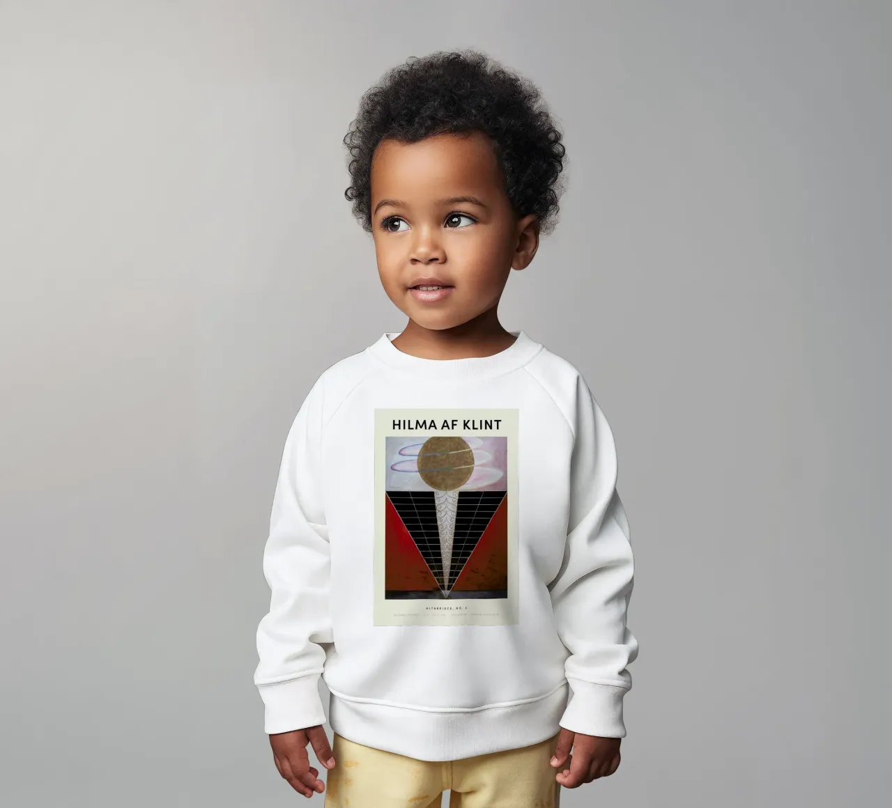 Hilma af Klint - Altarpiece, No. 2 baby sweatshirt van Vintage by JUNIQE