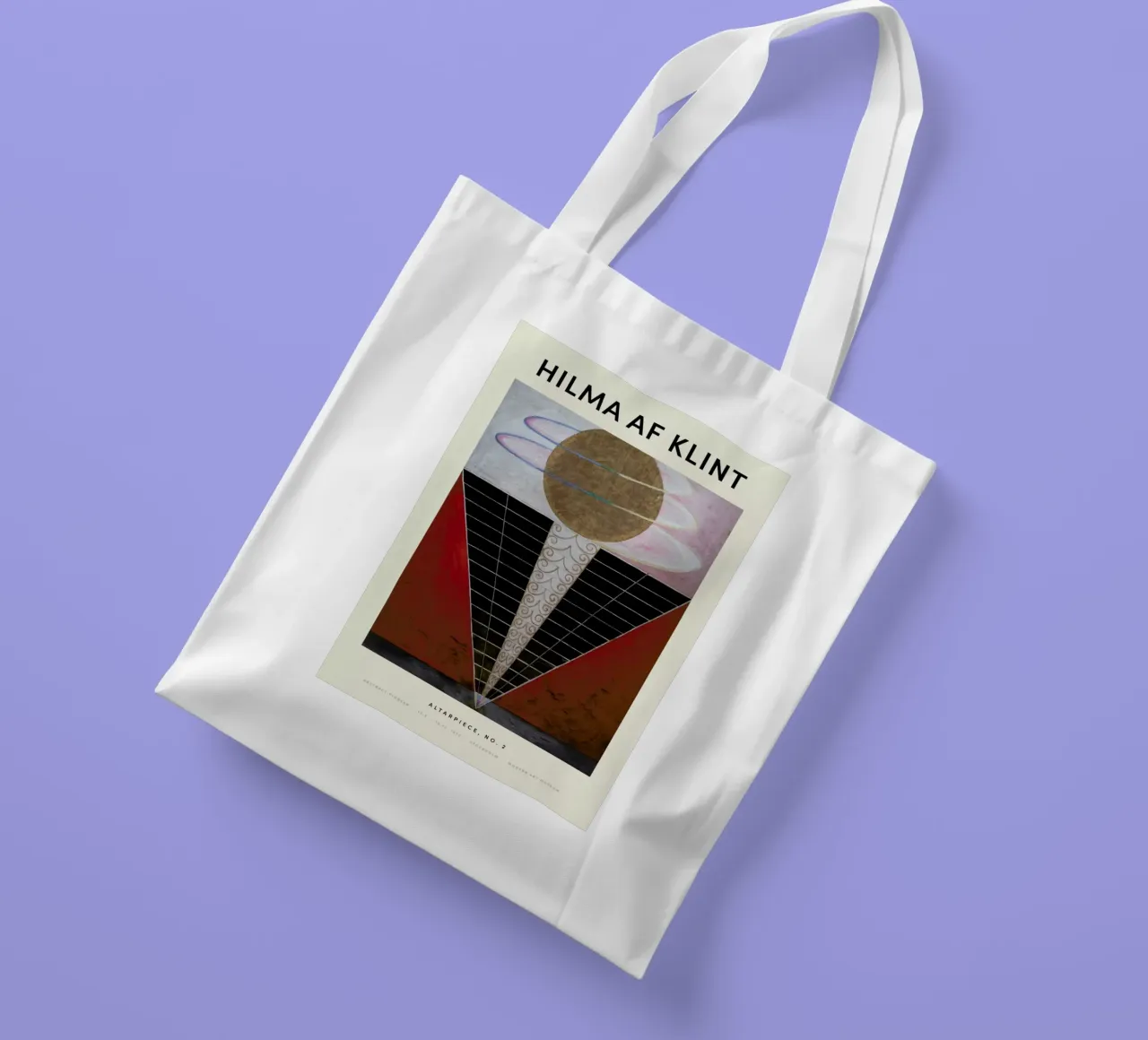 Hilma af Klint - Altarpiece, No. 2 borsa in juta da Vintage by JUNIQE
