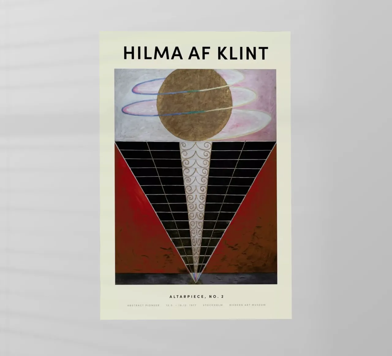 Hilma af Klint - Altarpiece, No. 2 pellicola backlit da Vintage by JUNIQE
