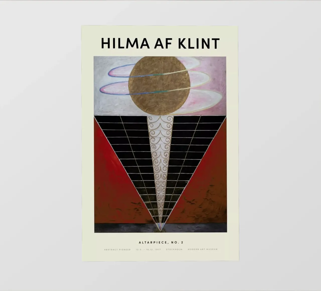 Hilma af Klint - Altarpiece, No. 2 pellicola backlit da Vintage by JUNIQE