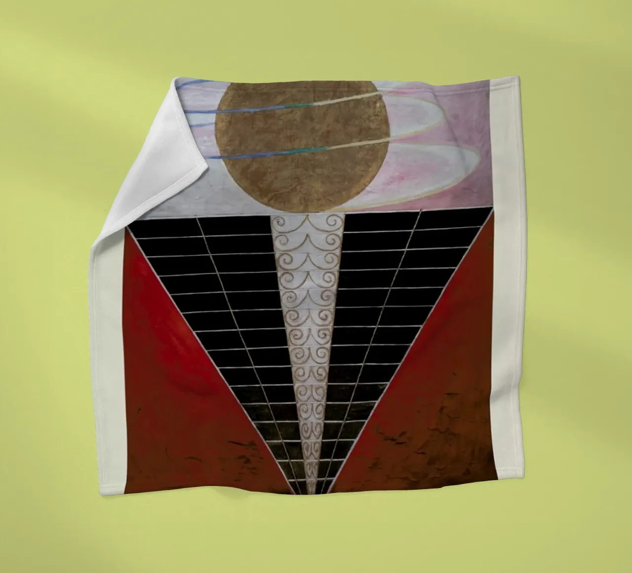 Hilma af Klint - Altarpiece, No. 2 coperta in pile da Vintage by JUNIQE