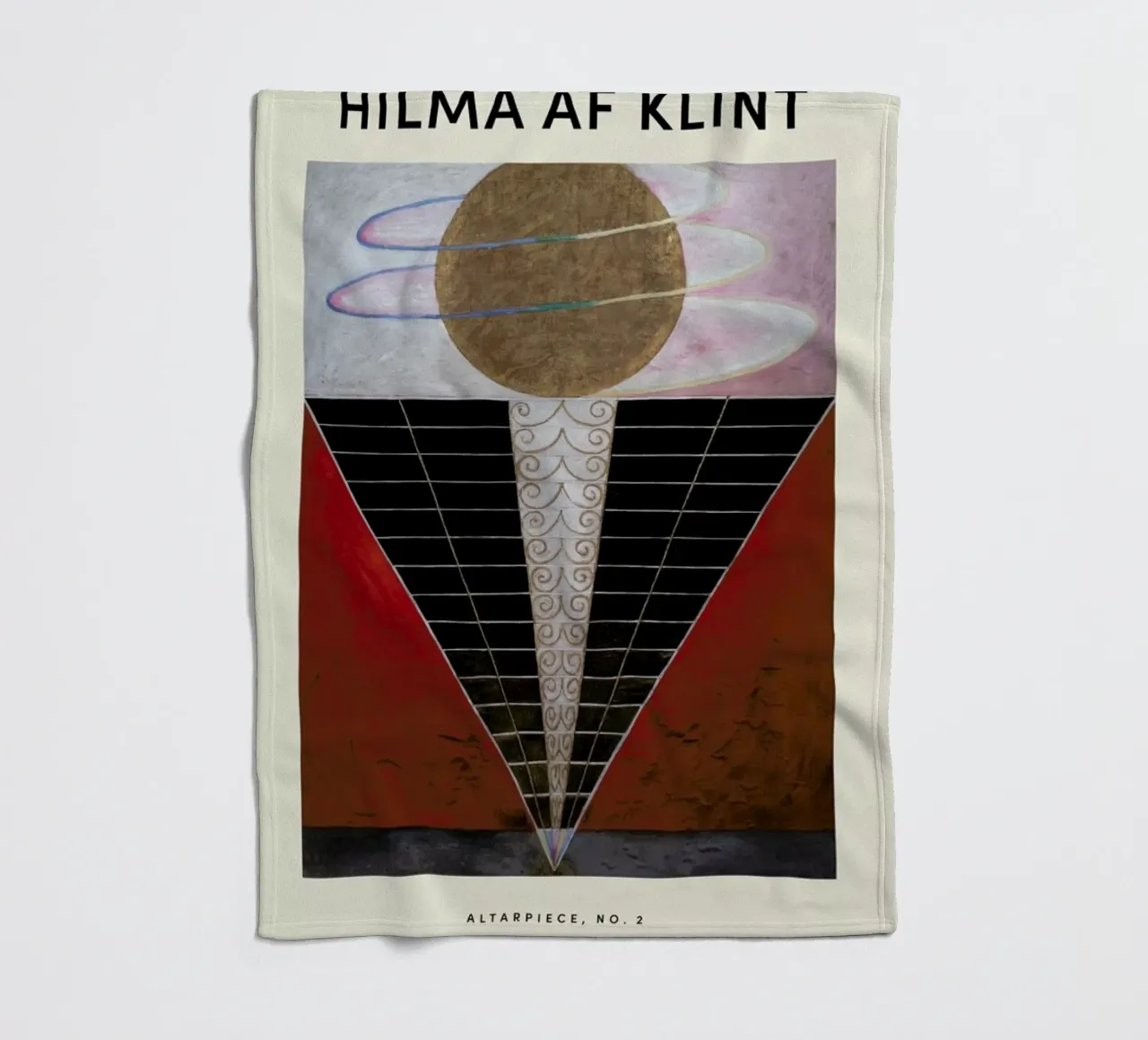 Hilma af Klint - Altarpiece, No. 2 coperta in pile da Vintage by JUNIQE