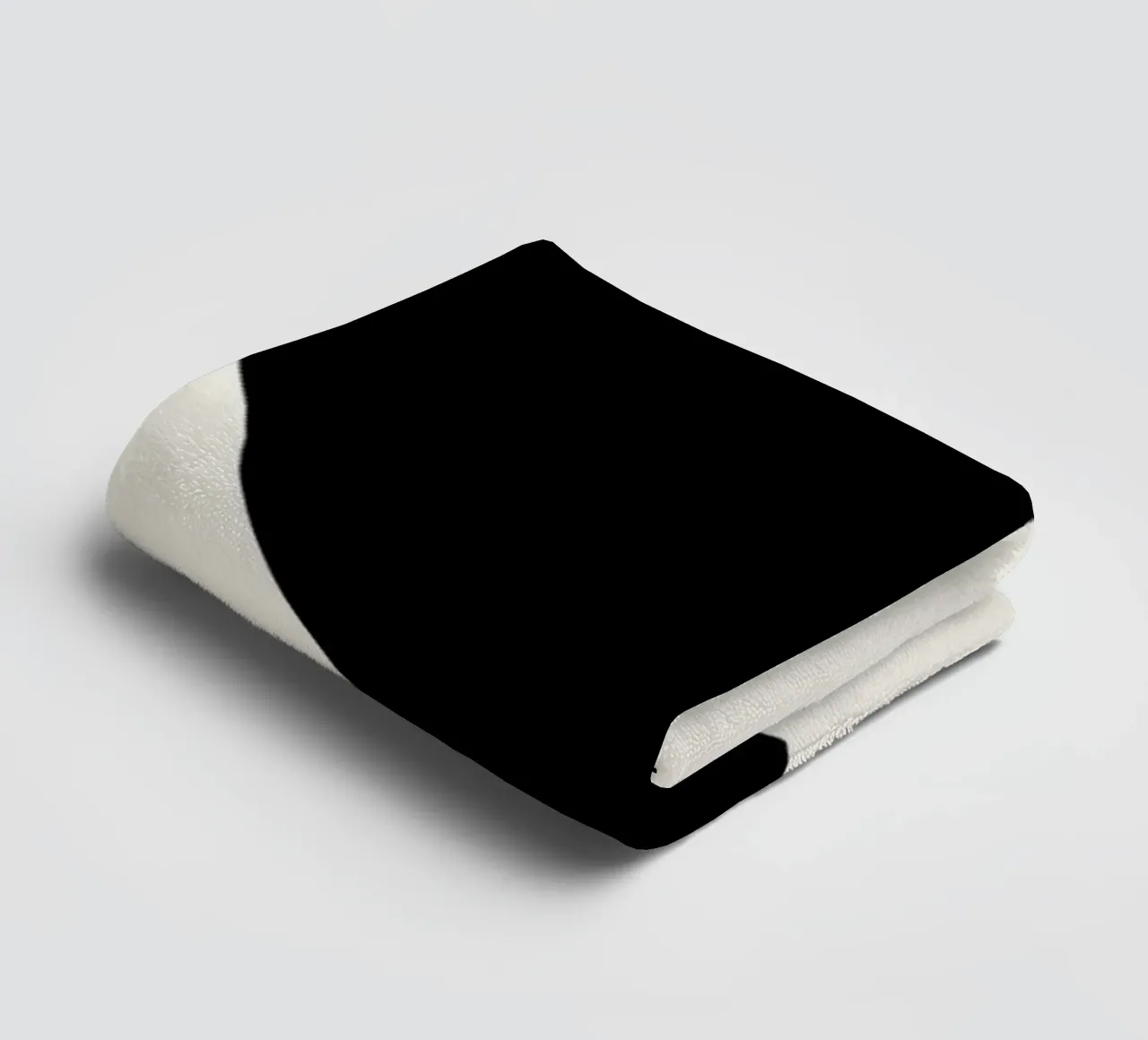 As de coeur noir minimaliste | Art moderne serviette de bain de NorwesClub