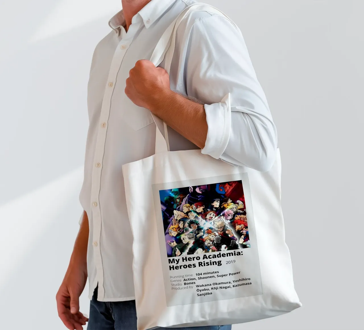 My Hero Academia Heroes Rising 2019 borsa in juta da Totoya