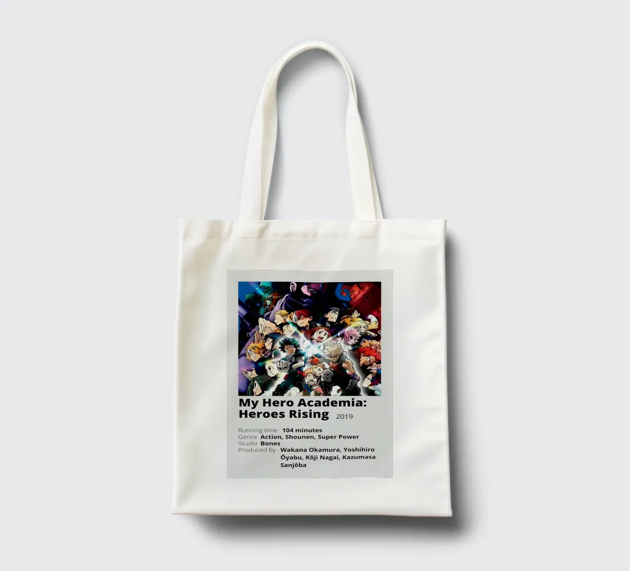 My Hero Academia Heroes Rising 2019 borsa in juta da Totoya