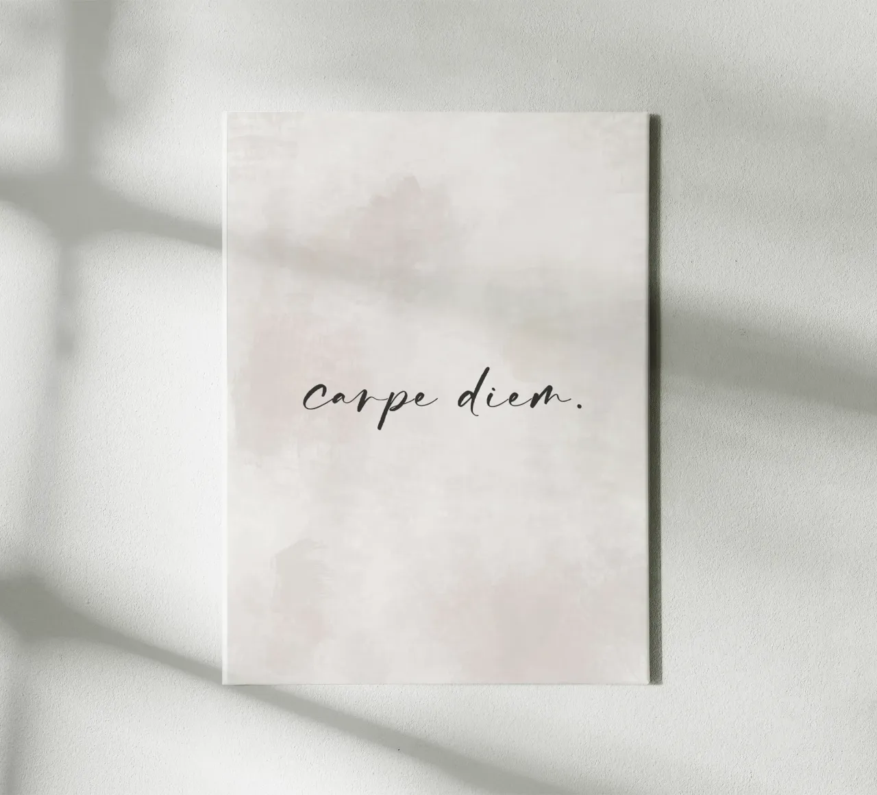 Carpe Diem No 02 canvas with Floater frame by treechild