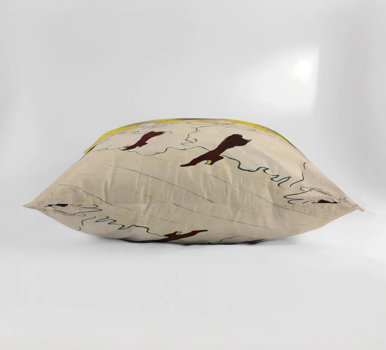 Toulouse-Lautrec Dancers | Art Nouveau Poster Print decorative cushion by NorwesClub